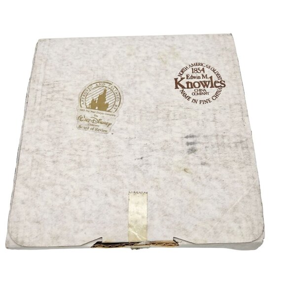 Disney Edwin Knowles China Snow White Plate 5209C With A Song and A Smile 8.5 in - Picture 4 of 8